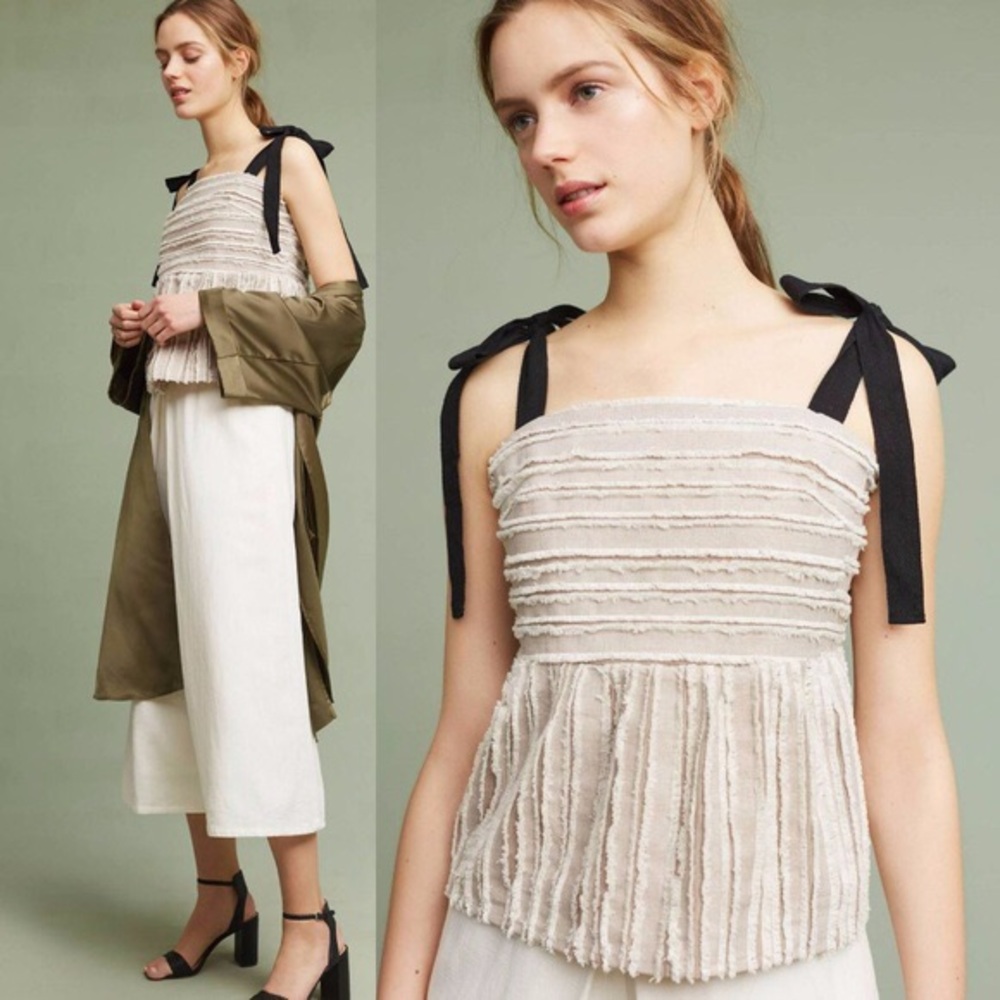 Anthropologie Soeli Textured Top